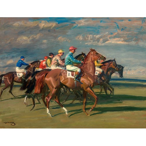 Lord Astor’s High Stakes with Sir Gordon Richards Up at Newmarket